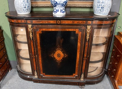 Lot 1247 - Victorian Amboyna Credenza, 154cm by 38cm by...