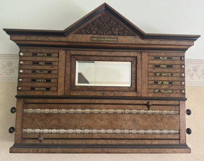 Lot 578 - A Victorian Walnut Snooker/Billiards...