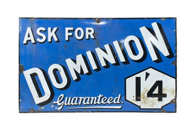 Lot 778 - ASK FOR DOMINION GUARANTEED: A Single-Sided...