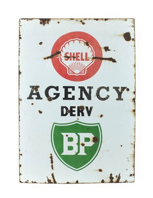 Lot 764 - SHELL AGENCY DERV BP: A Single-Sided Enamel...