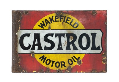 Lot 760 - CASTROL WAKEFIELD MOTOR OIL: A Single-Sided...