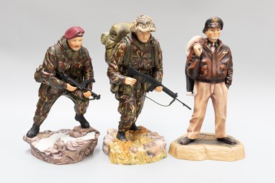 Lot 446 - Three Ashmor Fine Bone China Figures, 2nd...