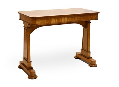 Lot 571 - A Victorian Satinwood and Bird's Eye Maple...