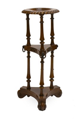 Lot 556 - A George IV Brown Oak Plant Stand, 2nd quarter...