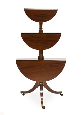 Lot 579 - A George III-Style Mahogany Three-Tier...
