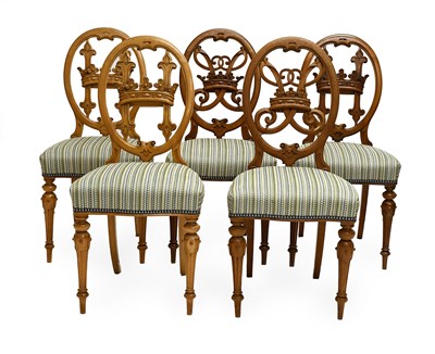 Lot 566 - A Set of Three Victorian Satin Birch Dining...