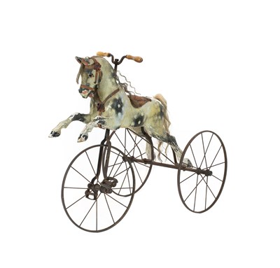 Lot 715 - A Child's Cheval Mechanique Velocipede, early...