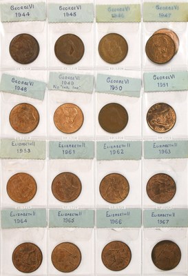 Lot 92 - An Album of British Pennies, from Victoria to...