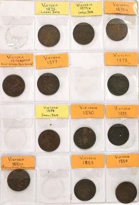 Lot 92 - An Album of British Pennies, from Victoria to...