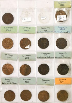 Lot 92 - An Album of British Pennies, from Victoria to...