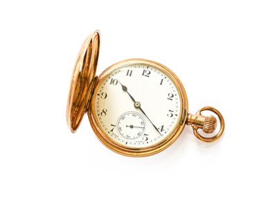Lot 266 - A 9 Carat Gold Full Hunter Pocket Watch