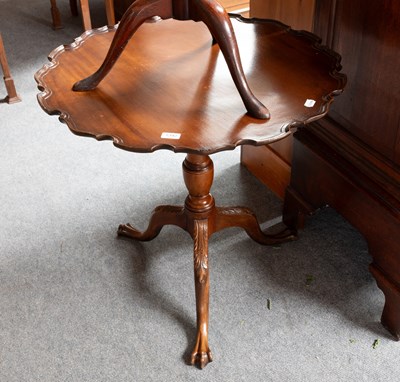 Lot 1342 - A George III Style Mahogany Tilt-Top Tripod...