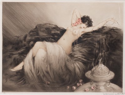 Lot 1152 - Louis Icart (1888-1950) "Smoke" Signed and...