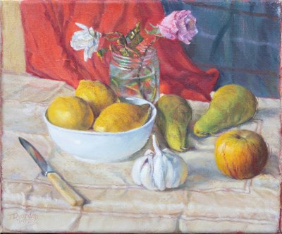 Lot 1137 - Tom Dearden (1942-2020) Still life of assorted...