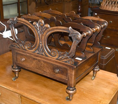 Lot 1328 - A Victorian Rosewood Three Division Canterbury,...