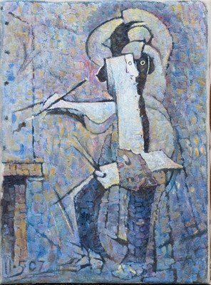 Lot 1136 - Tom Dearden (1942-2020) "In the Studio" Dated...