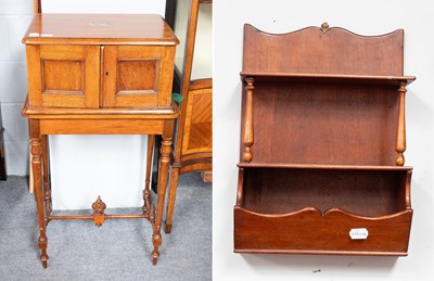 Lot 1365 - A Victorian Mahogany Lamp Table, on slender...