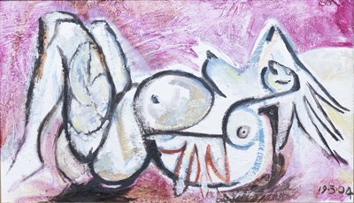 Lot 1120 - Tom Dearden (1942-2020) "Reclining Nude" Dated...