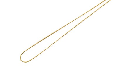 Lot 216 - An 18ct Gold Snake Link Chain, length 46.3cm