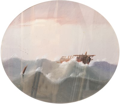 Lot 1068 - Edward King Redmore (1860-1941) Shipwreck in...