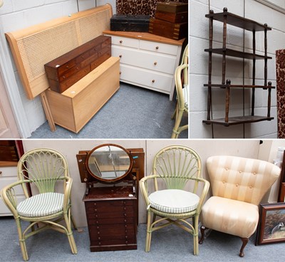 Lot 1206 - A Small Eight Drawer Collector's Cabinet, 46cm...