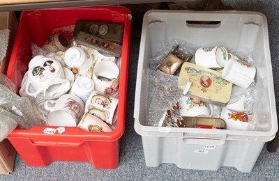 Lot 465 - Two Boxes of Royal Commemorative Memorabilia,...
