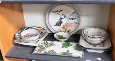 Lot 357 - A Collection of Highland Stoneware Studio...