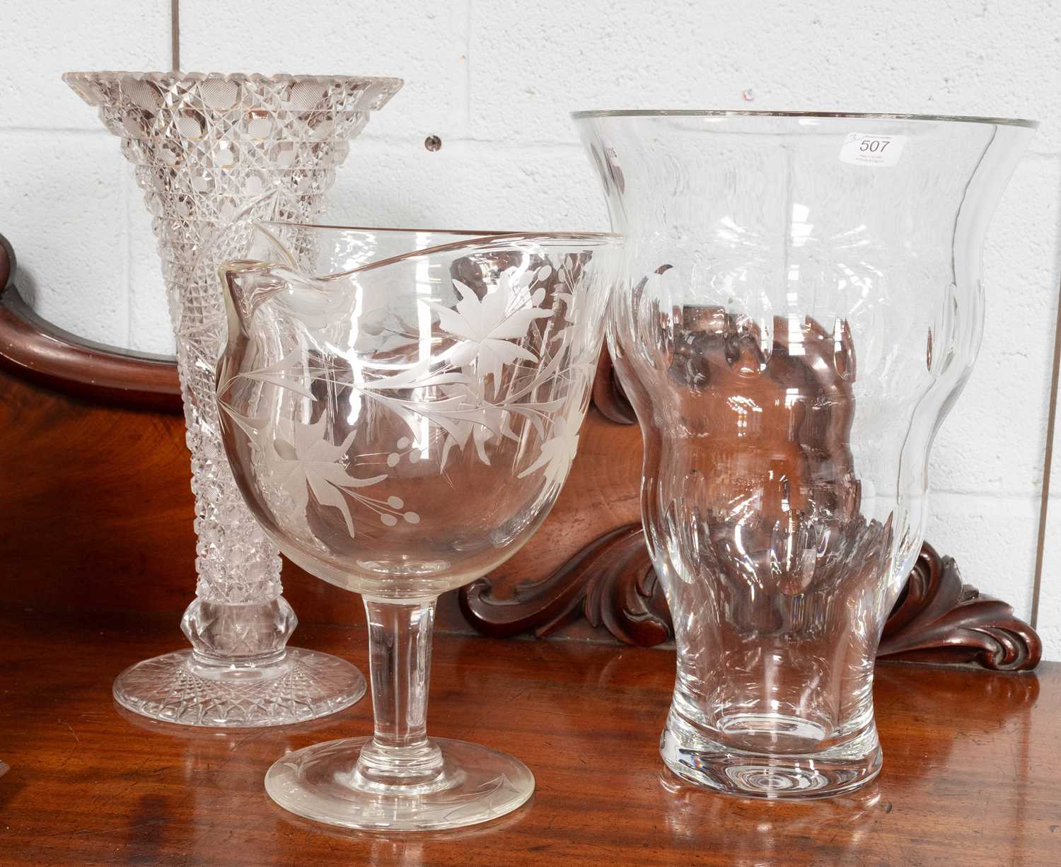 Lot 507 - A Large Waterford Crystal Vase, by John Rocha,...