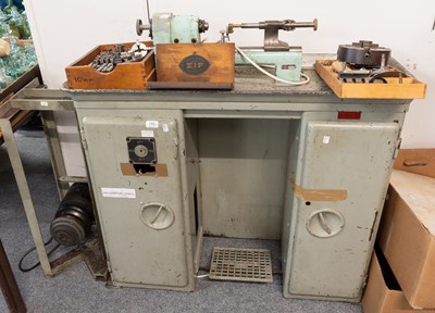 Lot 188 - A Pultra Clockmakers Lathe, with lathe...