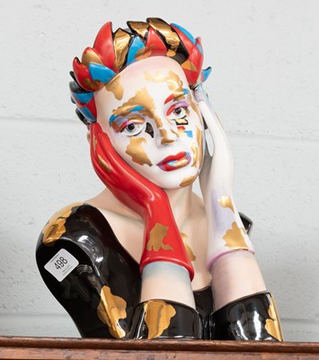 Lot 498 - A Goebel Porcelain Bust, by Claudia Schwarz,...