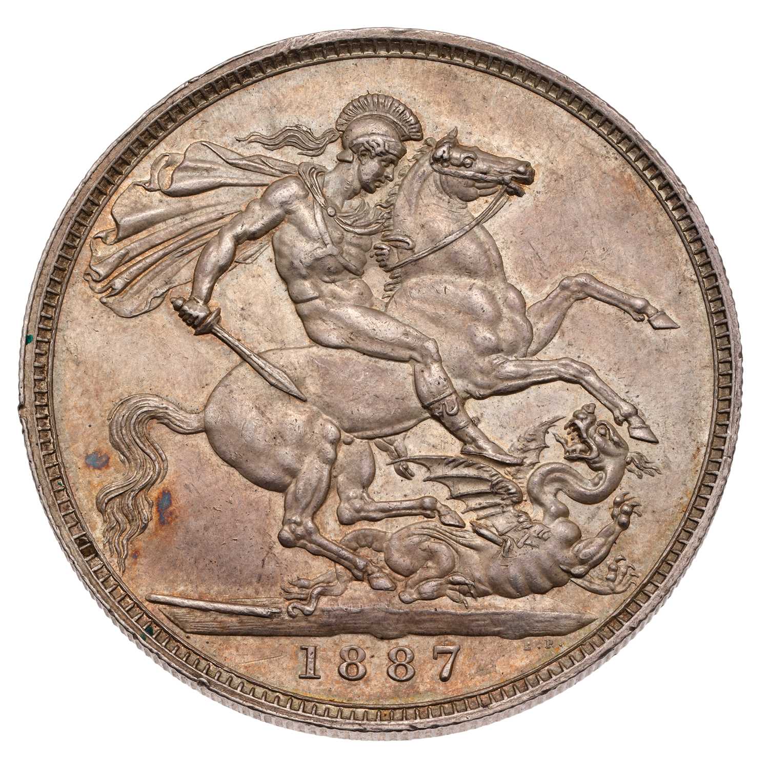 Lot 51 - Victoria, Crown 1887, (Bull 2585, ESC 296,...