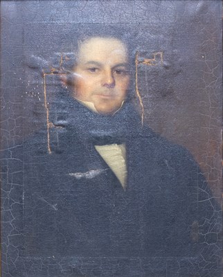 Lot 1227 - British School (19th century) Portrait of a...
