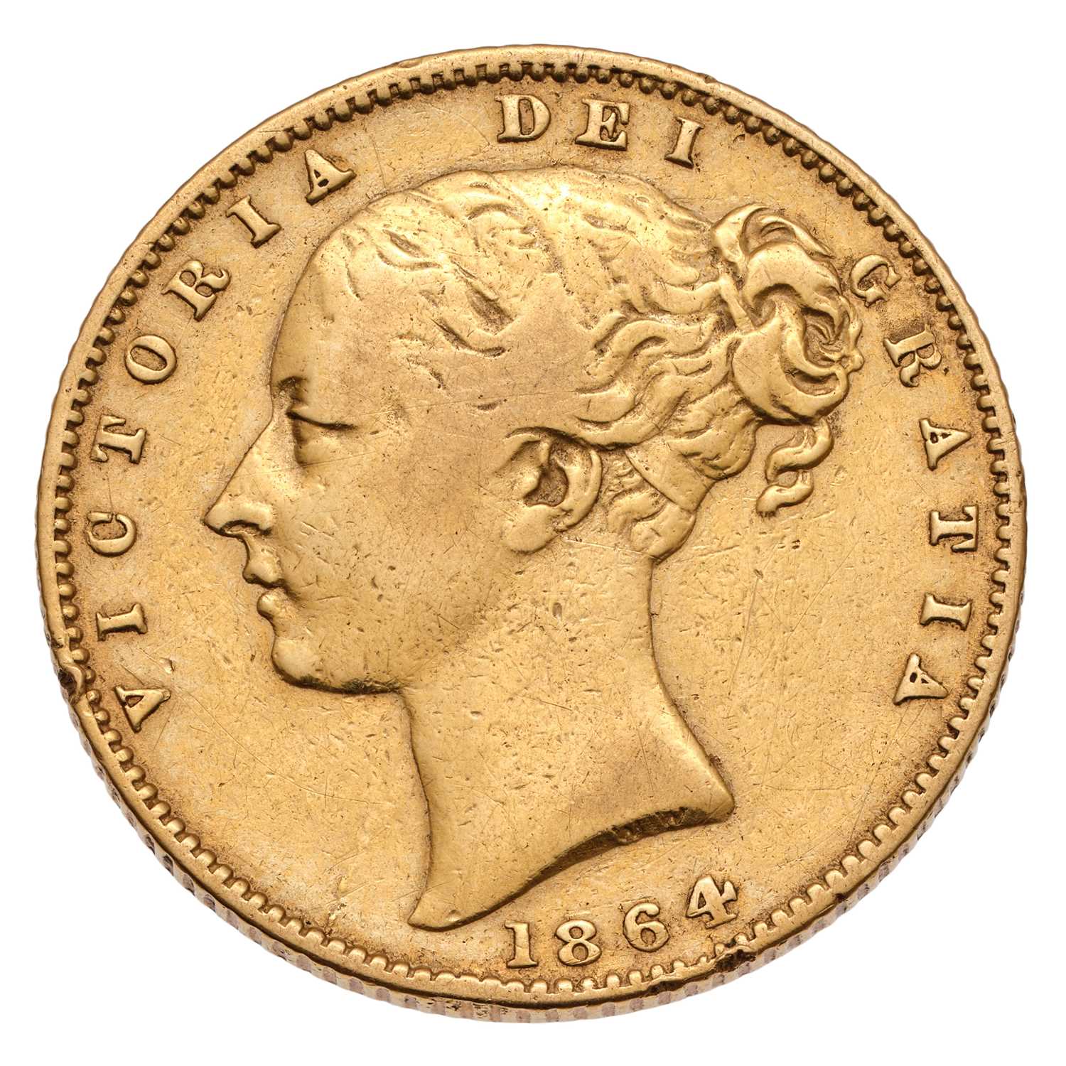 Lot 138 - Victoria, Sovereign 1864, die no. 27, (Marsh...