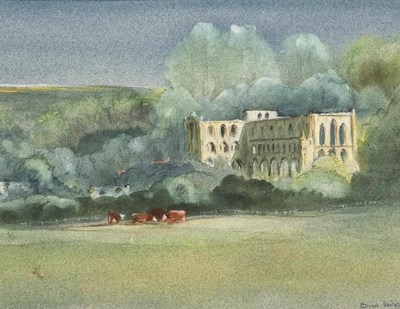 Lot 408 - Brian Irving (1931-2013) Rievaulx Abbey, North...
