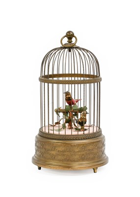 Lot 153 - A Swiss Reuge Music Singing Bird Automaton,...
