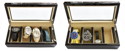 Lot 340 - Two Quartz Swatch Wristwatches, Nautica Quarts...