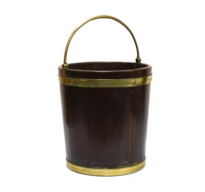 Lot 403 - A George III Irish Mahogany and Brass-Bound...