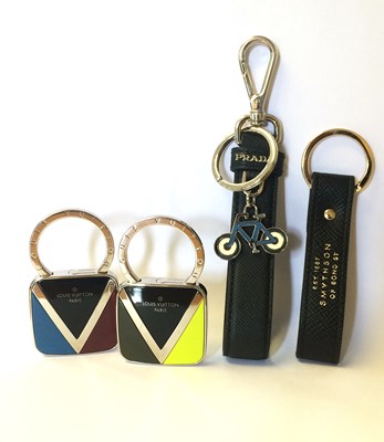 Lot 1029 - Designer Key Rings, comprising a Prada...