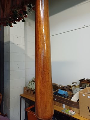 Lot 1108 - A Mahogany Four-Poster Bed, with turned and...