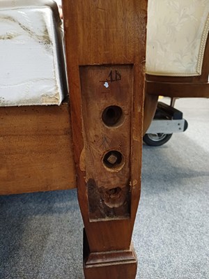 Lot 1108 - A Mahogany Four-Poster Bed, with turned and...
