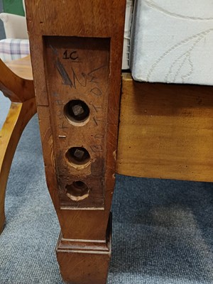 Lot 1108 - A Mahogany Four-Poster Bed, with turned and...