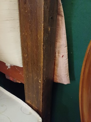 Lot 1108 - A Mahogany Four-Poster Bed, with turned and...
