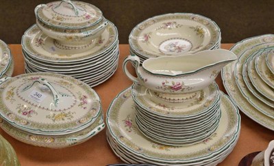 Lot 340 - A Doulton part dinner service