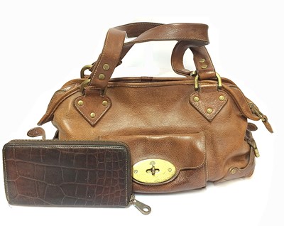 Lot 1098 - Mulberry Light Tan Leather Knightsbridge...