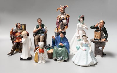 Lot 492 - A Collection of Mainly Royal Doulton Figures,...