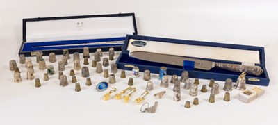 Lot 54 - A Collection of Assorted Silver and Other...