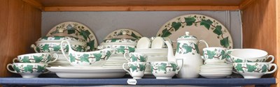 Lot 377 - A Wedgewood "Napoleon Ivy" Pattern Part Dinner...