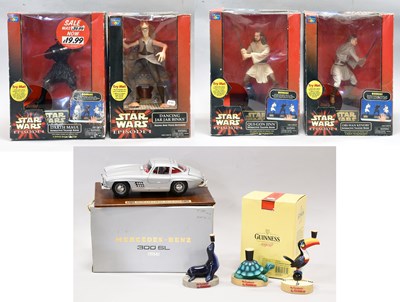 Lot 3322 - Thinkway Toys Star Wars (Episode 1) Four Interactive Talking Banks