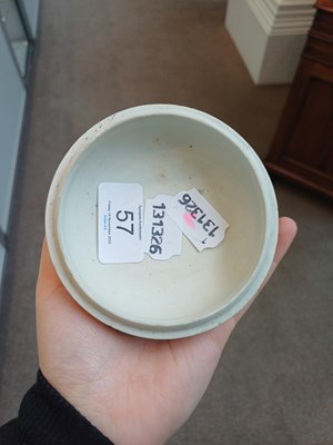 Lot 57 - A Chinese Biscuit Porcelain Seal Paste Pot,...