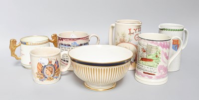 Lot 46 - A Sunderland Lustre Pottery Frog Mug, 19th...